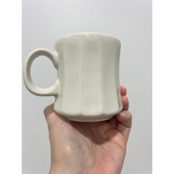 Vintage Homer Laughlin China Restaurant Ware Ivory 8 oz. Coffee Mug - Picture 2 of 5